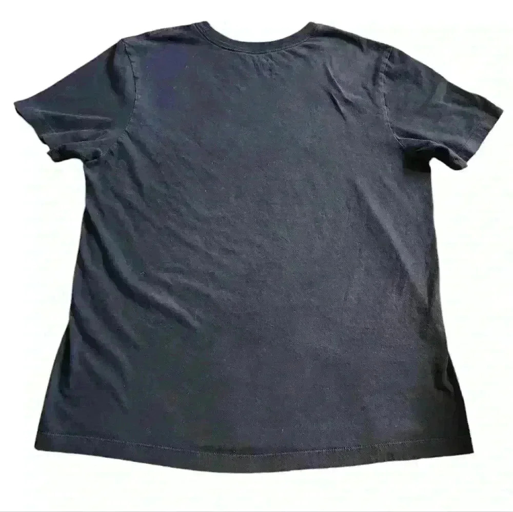 Nike T-shirt Size Lg Black Just Do It Print Pattern Cotton - Picture 3 of 3